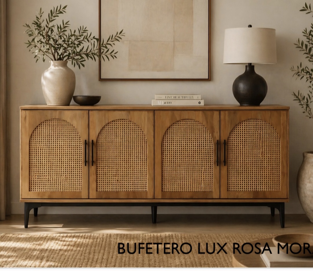 Bufetero lux parota natural