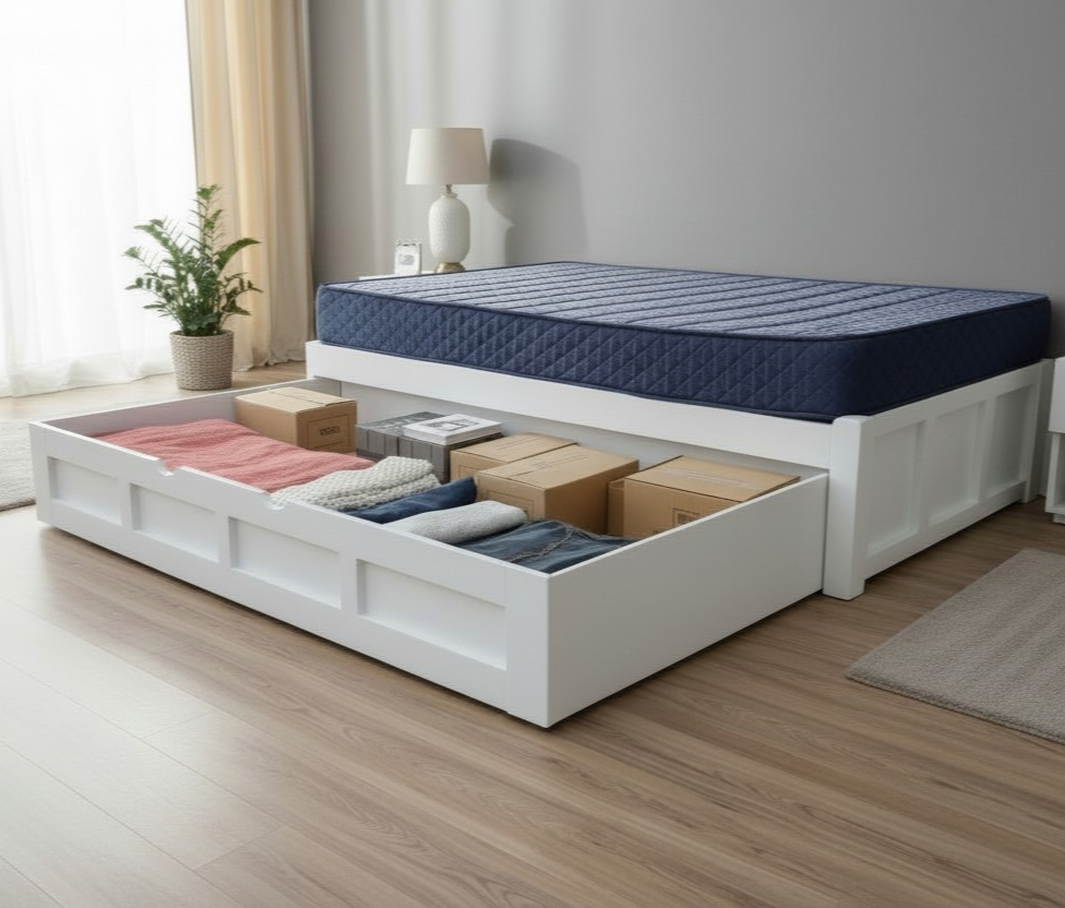 Base super cajon blanca